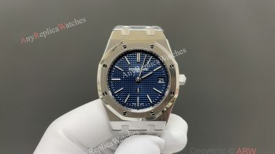 ZF Audemars Piguet Royal Oak 39mm 7121 Movement Blue Face SS Band Watch